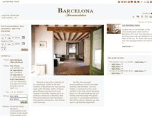 Tablet Screenshot of barcelona-accommodation.info